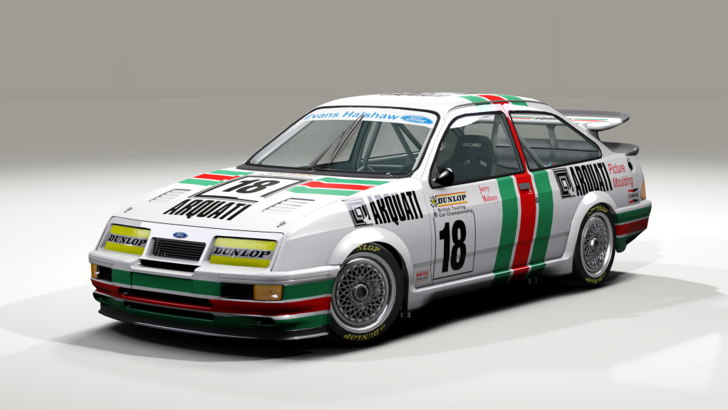 Ford Sierra RS500 DTM 90s, skin 87btcc_018_mahony