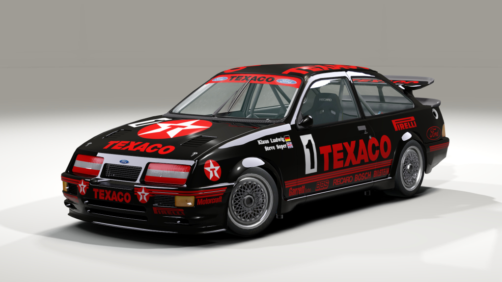 Ford Sierra RS500 DTM 90s, skin Texaco
