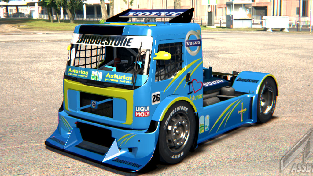 Volvo FH - Formula Truck, skin asturias