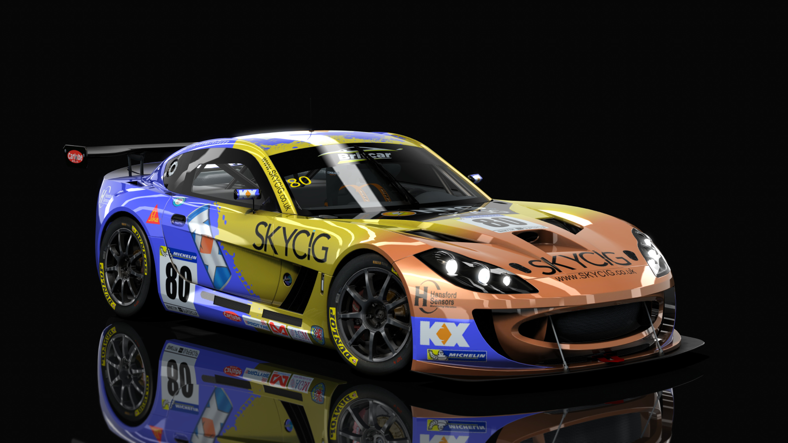 Ginetta GT4 LHD, skin KX_Supercup_GT