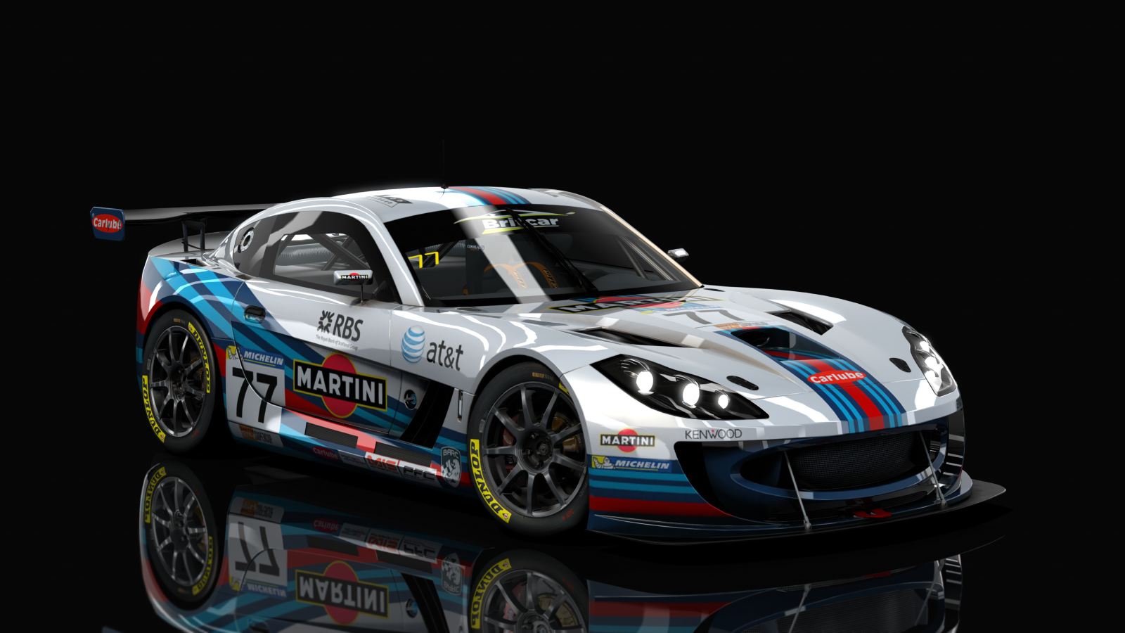Ginetta GT4 LHD, skin Martini_Racing