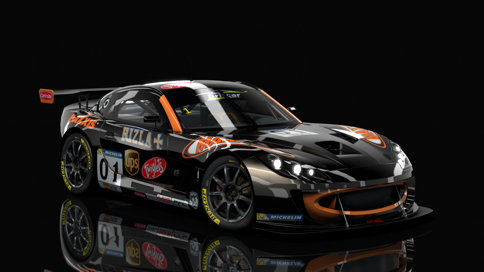 Ginetta GT4 LHD, skin Maxxis