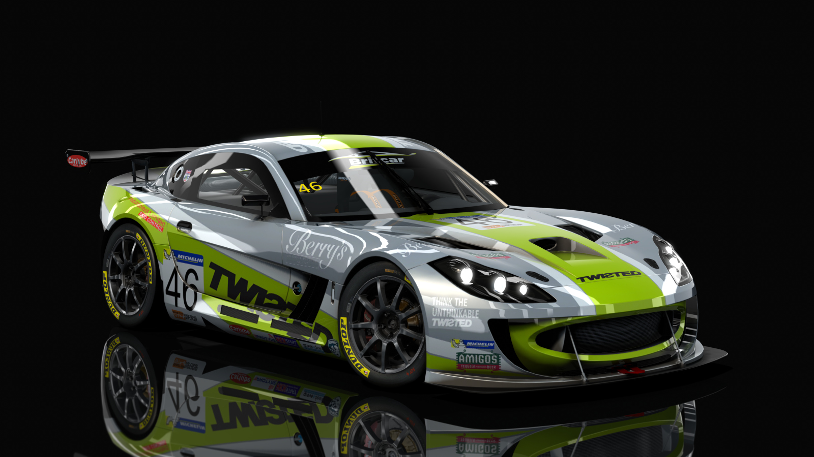 Ginetta GT4 LHD, skin Twisted