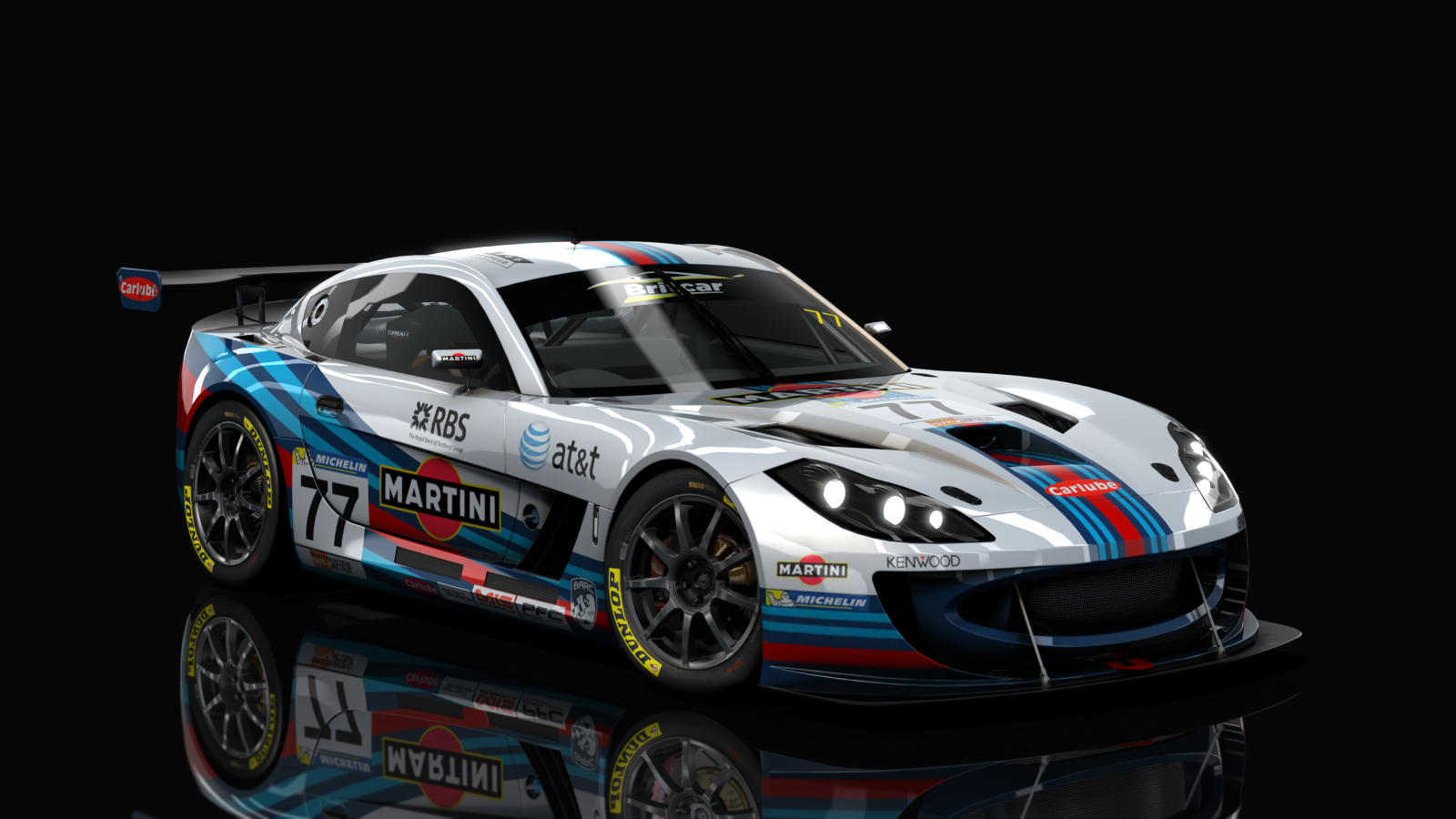 Ginetta GT4 RHD, skin Martini_Racing