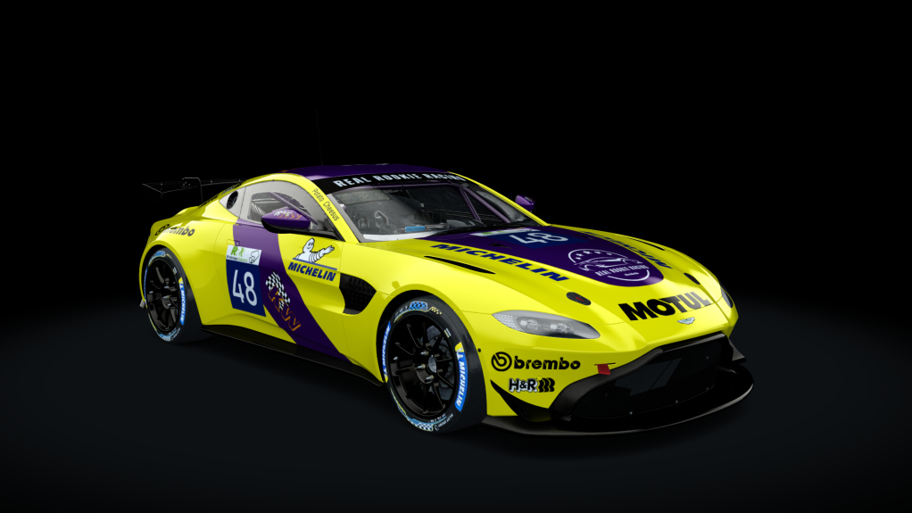 Aston Martin Vantage GT4, skin Cheesy Potatoes 3H Interlagos