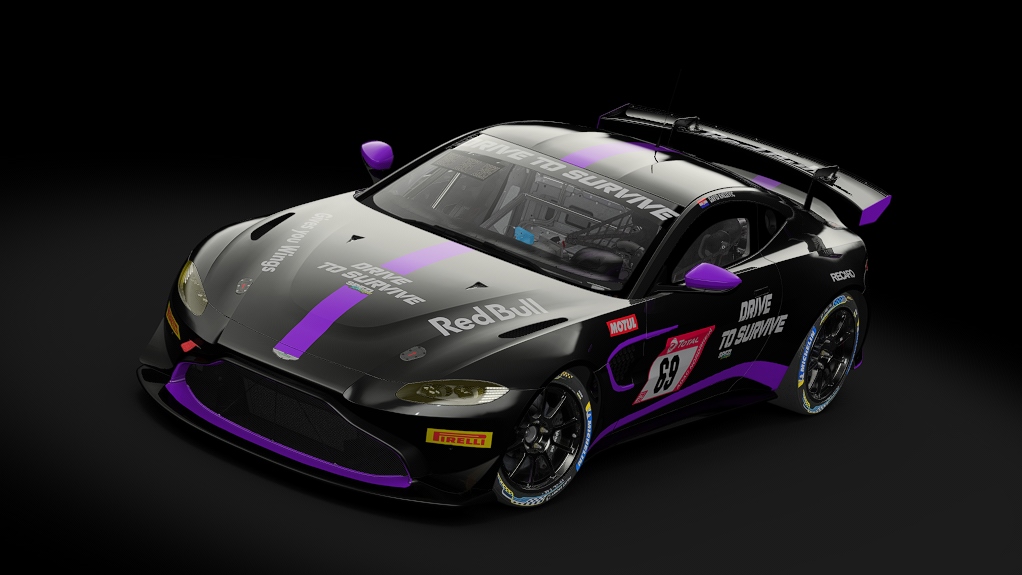 Aston Martin Vantage GT4, skin Drive_To_Survive_StarGamer_69