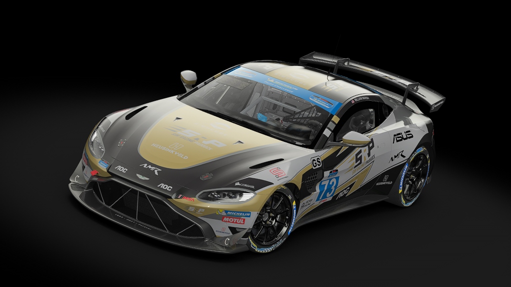 Aston Martin Vantage GT4, skin SRP REQUIEM