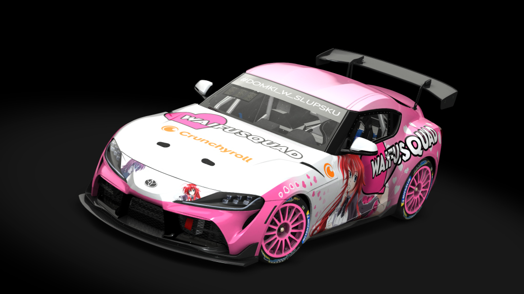 Toyota Supra GT4, skin WAIFUSQUAD