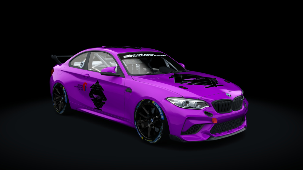 BMW M2 CS Racing, skin Purple RAR