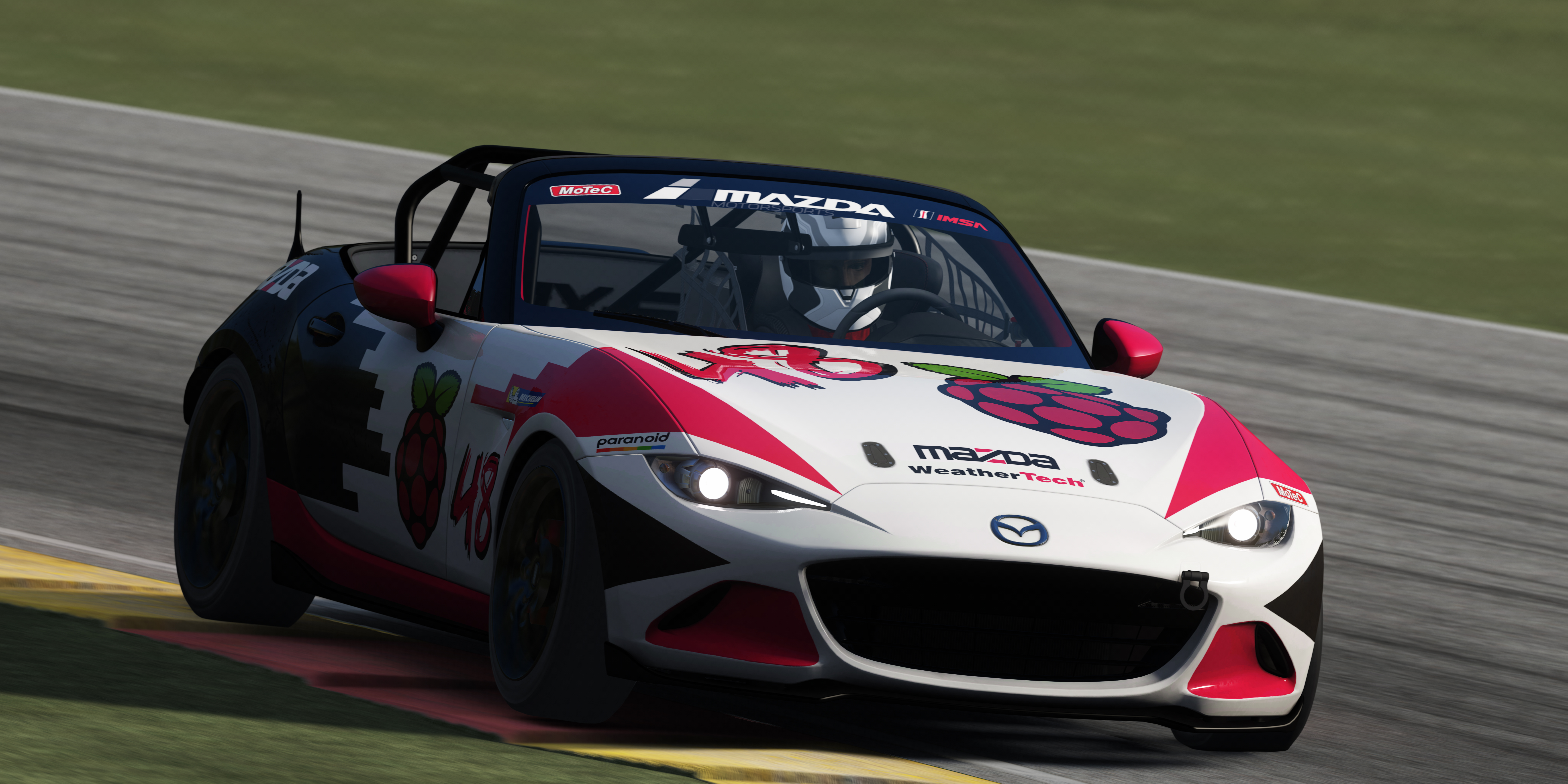 Mazda MX5 Cup, skin 48_Raspberry_Racer