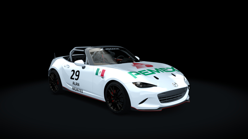 Mazda MX5 Cup, skin Alan Montes