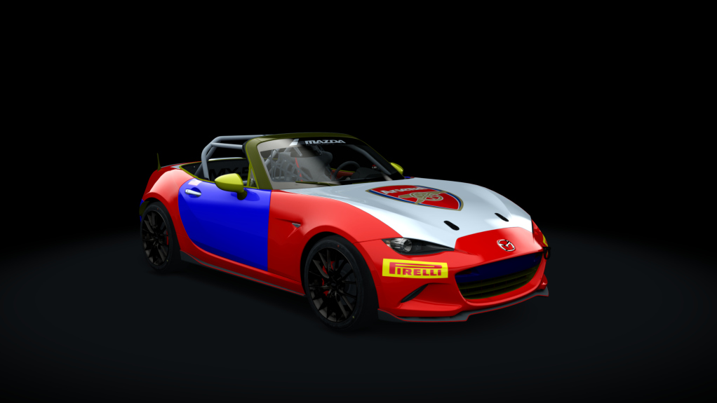 Mazda MX5 Cup, skin Arsenal 01