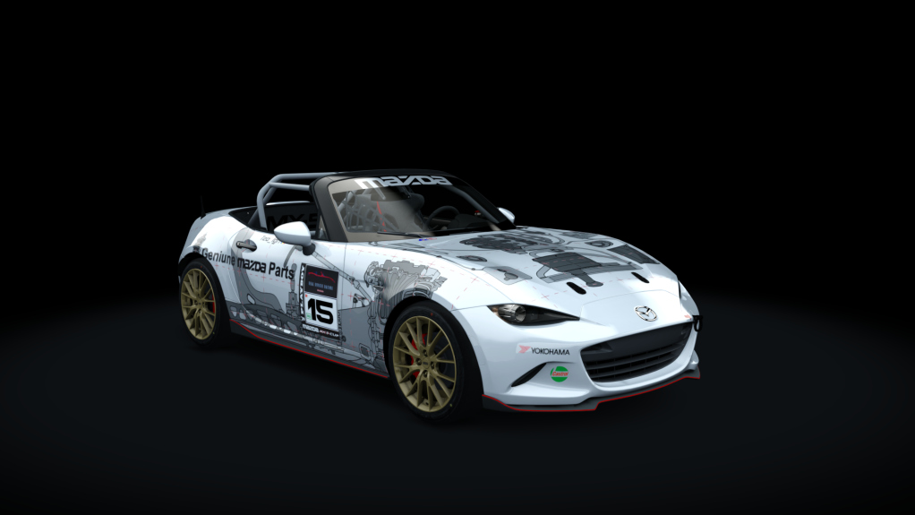 Mazda MX5 Cup, skin Geniune Mazda Parts #15