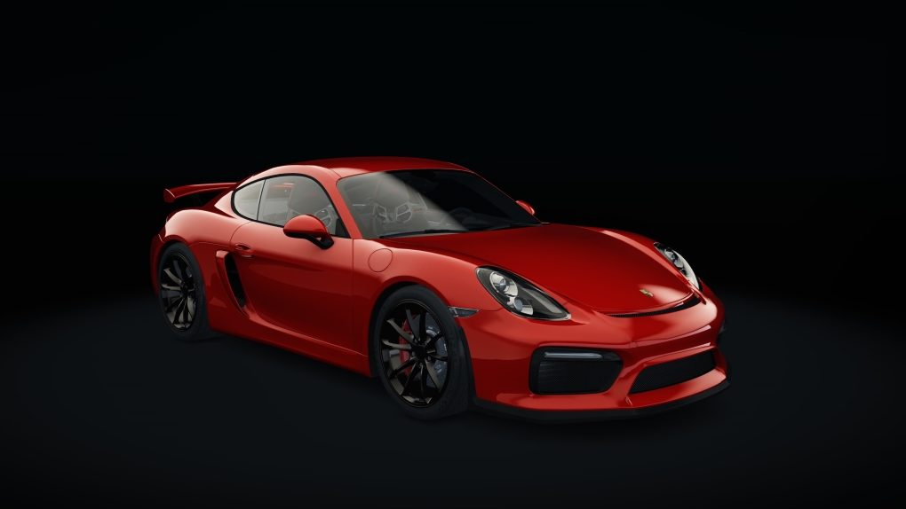 Porsche Cayman GT4, skin 06_guards_red