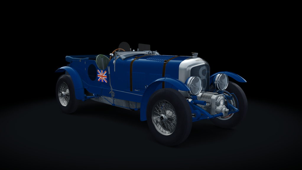 Bentley 4½ Litre Blower, skin blue