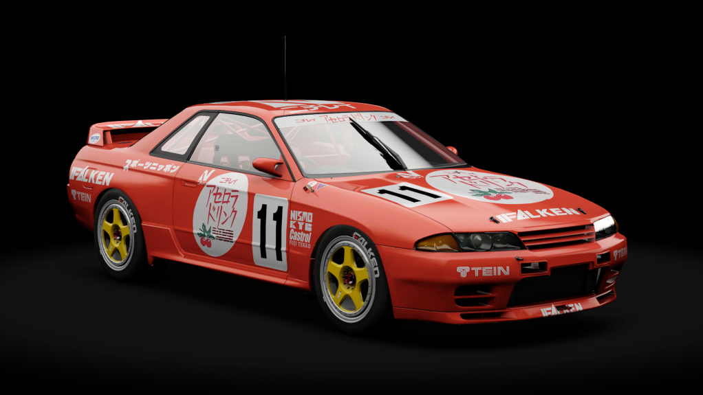 Nissan Skyline GT-R R32 JTCC, skin 11_nichirei_acerola