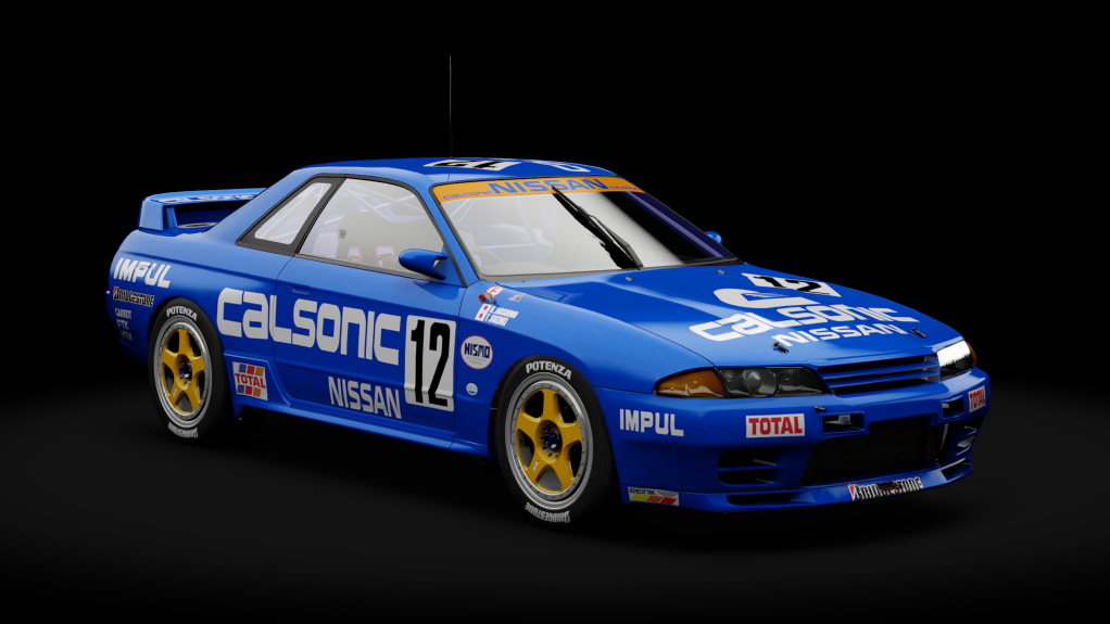 Nissan Skyline GT-R R32 JTCC, skin 12_calsonic_skyline