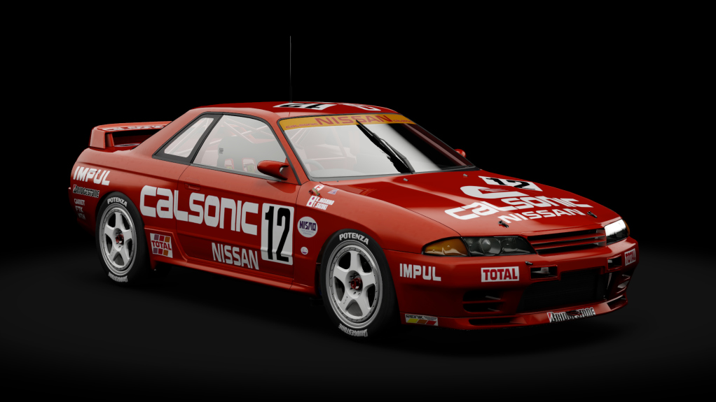 Nissan Skyline GT-R R32 JTCC, skin 12_team_calsonic_red