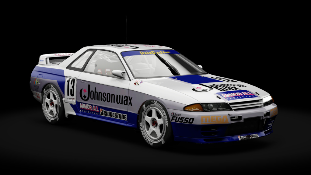 Nissan Skyline GT-R R32 JTCC, skin 13_johnson_wax