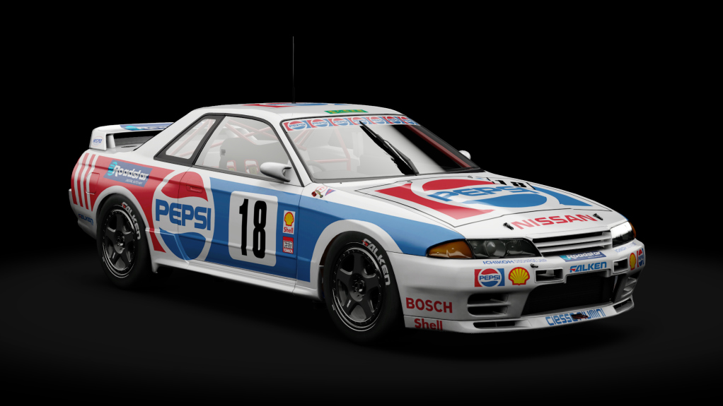 Nissan Skyline GT-R R32 JTCC, skin 18_pepsi