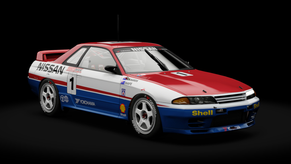 Nissan Skyline GT-R R32 JTCC, skin 1_gibson_motorsport