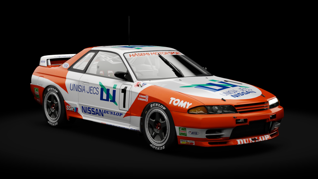 Nissan Skyline GT-R R32 JTCC, skin 1_jecs_unisia
