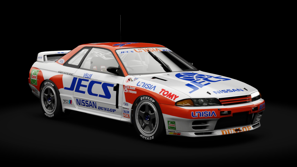 Nissan Skyline GT-R R32 JTCC, skin 1_unisia_jecs
