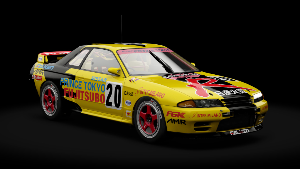 Nissan Skyline GT-R R32 JTCC, skin 20_fujitsubo_prince_tokyo