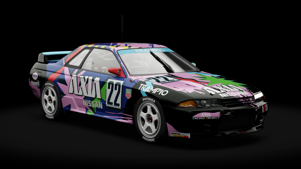Nissan Skyline GT-R R32 JTCC, skin 22_axia_trampio_black