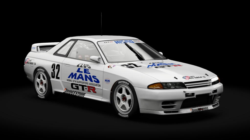 Nissan Skyline GT-R R32 JTCC, skin 32_club_lemans