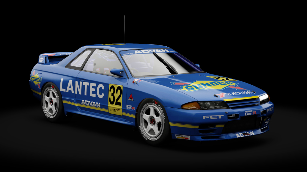 Nissan Skyline GT-R R32 JTCC, skin 32_lantec