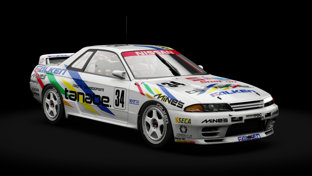 Nissan Skyline GT-R R32 JTCC, skin 34_tanabe