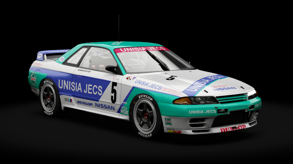 Nissan Skyline GT-R R32 JTCC, skin 5_unisia_jecs