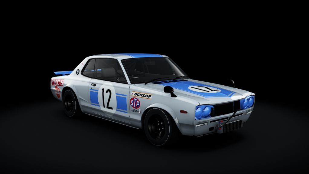Nissan Skyline GT-R 2000, skin 12_Kawahara_1971_JapanGrandPrix
