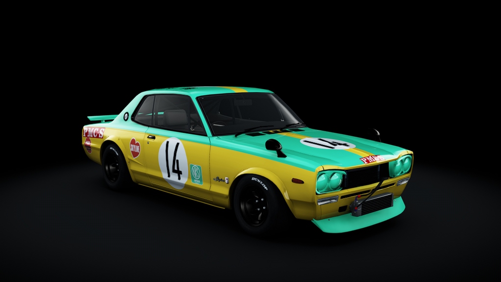 Nissan Skyline GT-R 2000, skin 14_Tanaka_1972_JapanFrandPrix