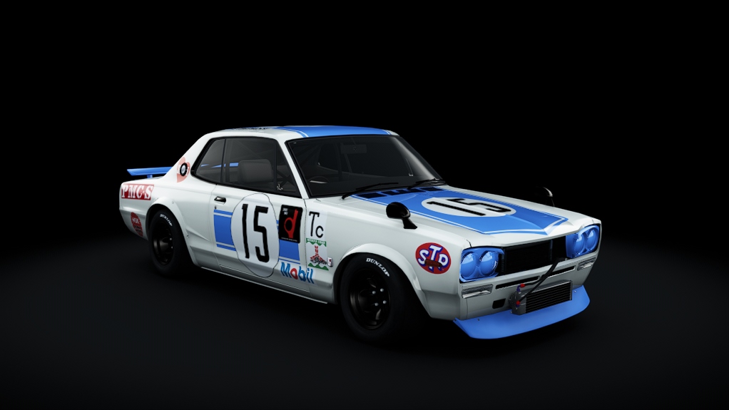 Nissan Skyline GT-R 2000, skin 15_Takahashi_1972_FujiSpeed300km