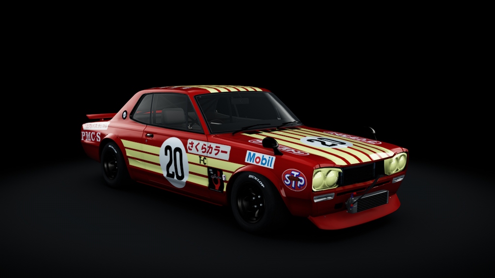 Nissan Skyline GT-R 2000, skin 20_Sugisaki_1972_FujiMasters250km