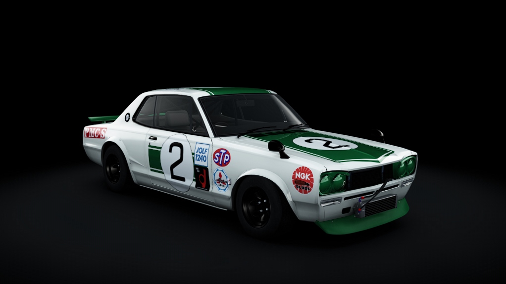 Nissan Skyline GT-R 2000, skin 2__Kitano_1971_FujiMasters250Km