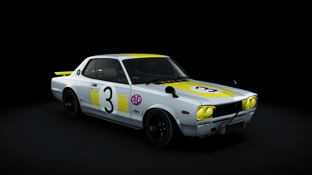 Nissan Skyline GT-R 2000, skin 3_Shioya_1971_JapanGrandPrix