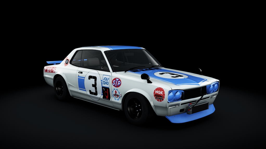 Nissan Skyline GT-R 2000, skin 3__Kurosawa_1971_FujiMasters250Km