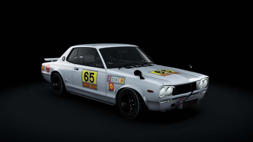 Nissan Skyline GT-R 2000, skin 65_Kurosawa_1971_AllJapanRaceSuzuka
