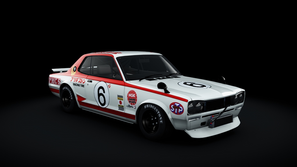 Nissan Skyline GT-R 2000, skin 6_Kubota_1972_6thFujiTouristTrophy