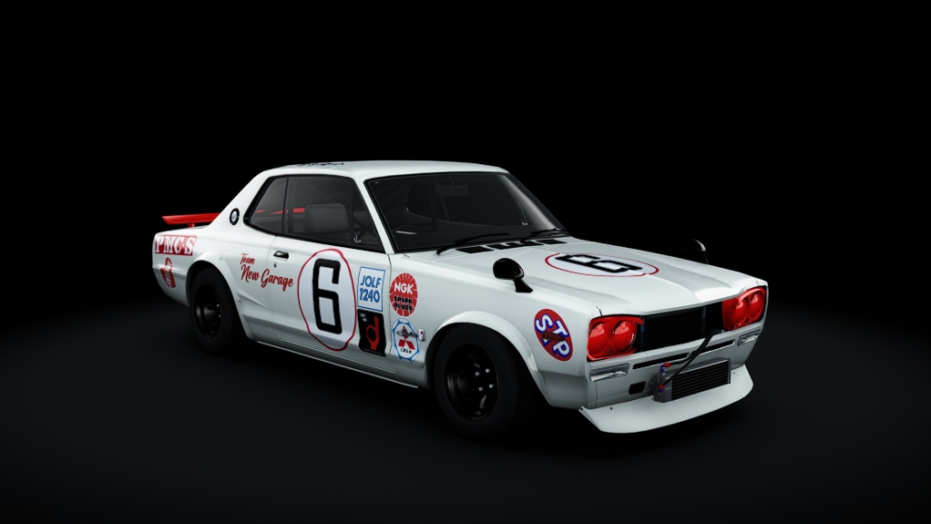 Nissan Skyline GT-R 2000, skin 6_Shioya_1971_FujiMasters250Km