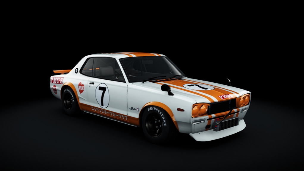 Nissan Skyline GT-R 2000, skin 7_Ito_1972_JapanFrandPrix
