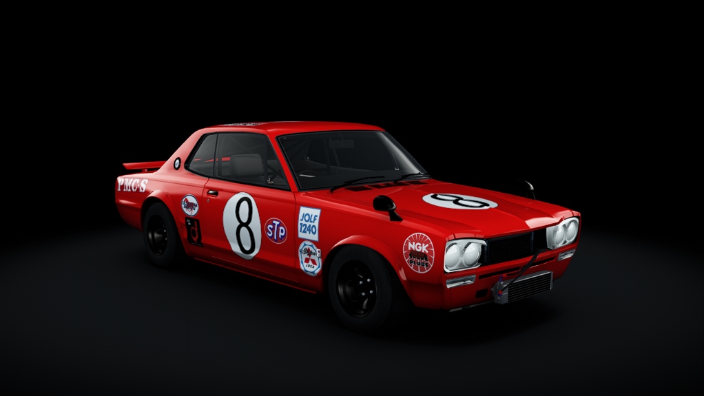 Nissan Skyline GT-R 2000, skin 8_Masatani_1971_FujiMasters250Km