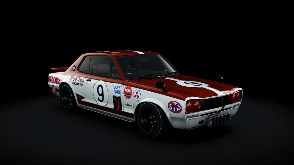 Nissan Skyline GT-R 2000, skin 9_Sugisaki_1971_FujiMasters250Km