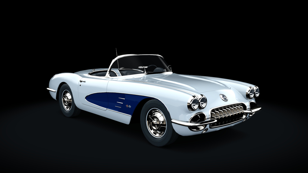 Chevrolet Corvette C1, skin american_racing