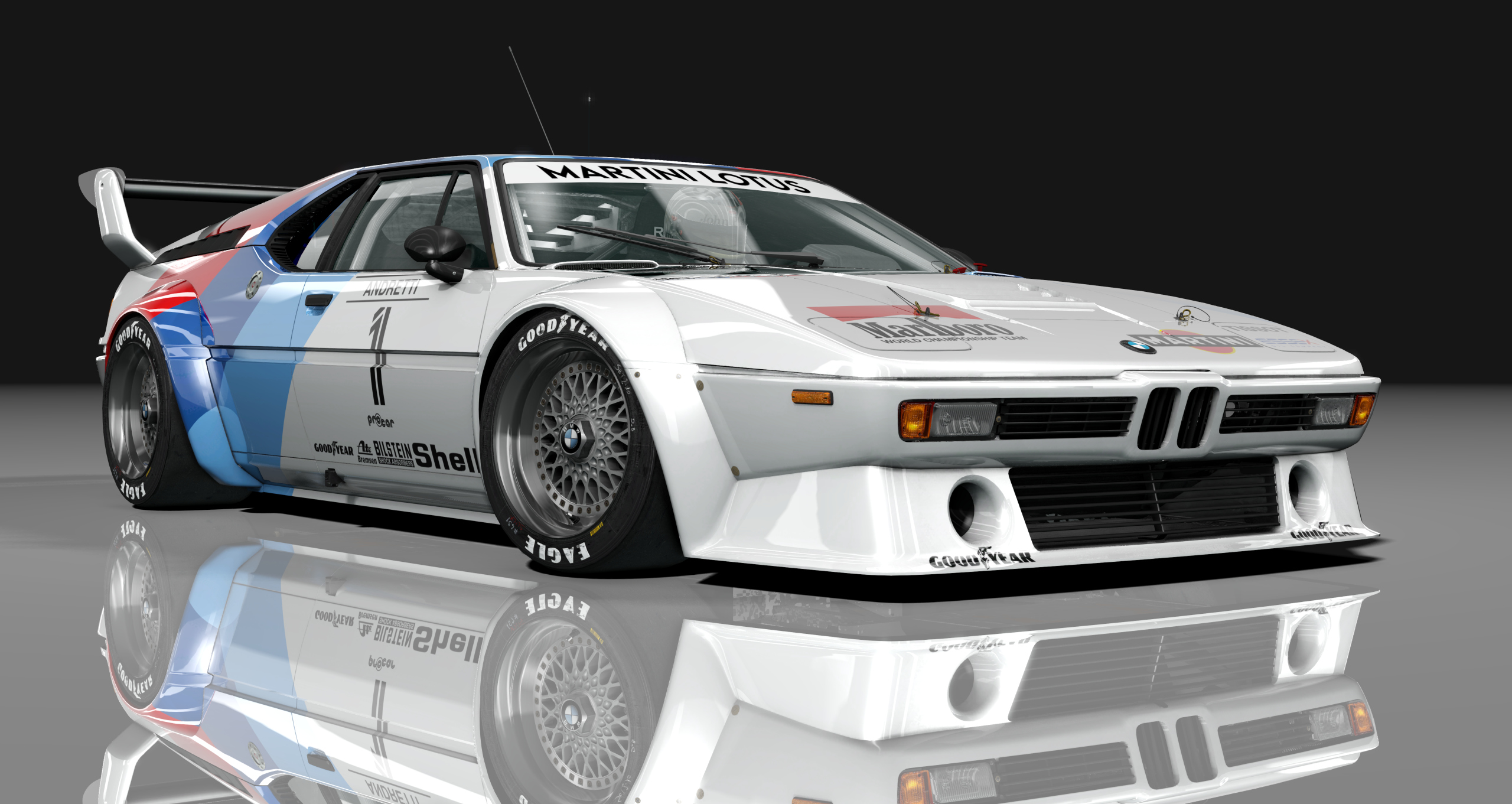 BMW E26 M1 Procar S, skin 1979_Procar_Andretti_1