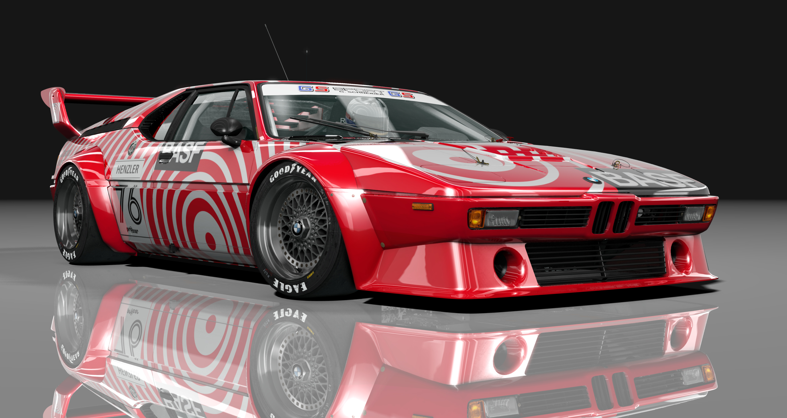 BMW E26 M1 Procar S, skin 1981 DRM Henzler