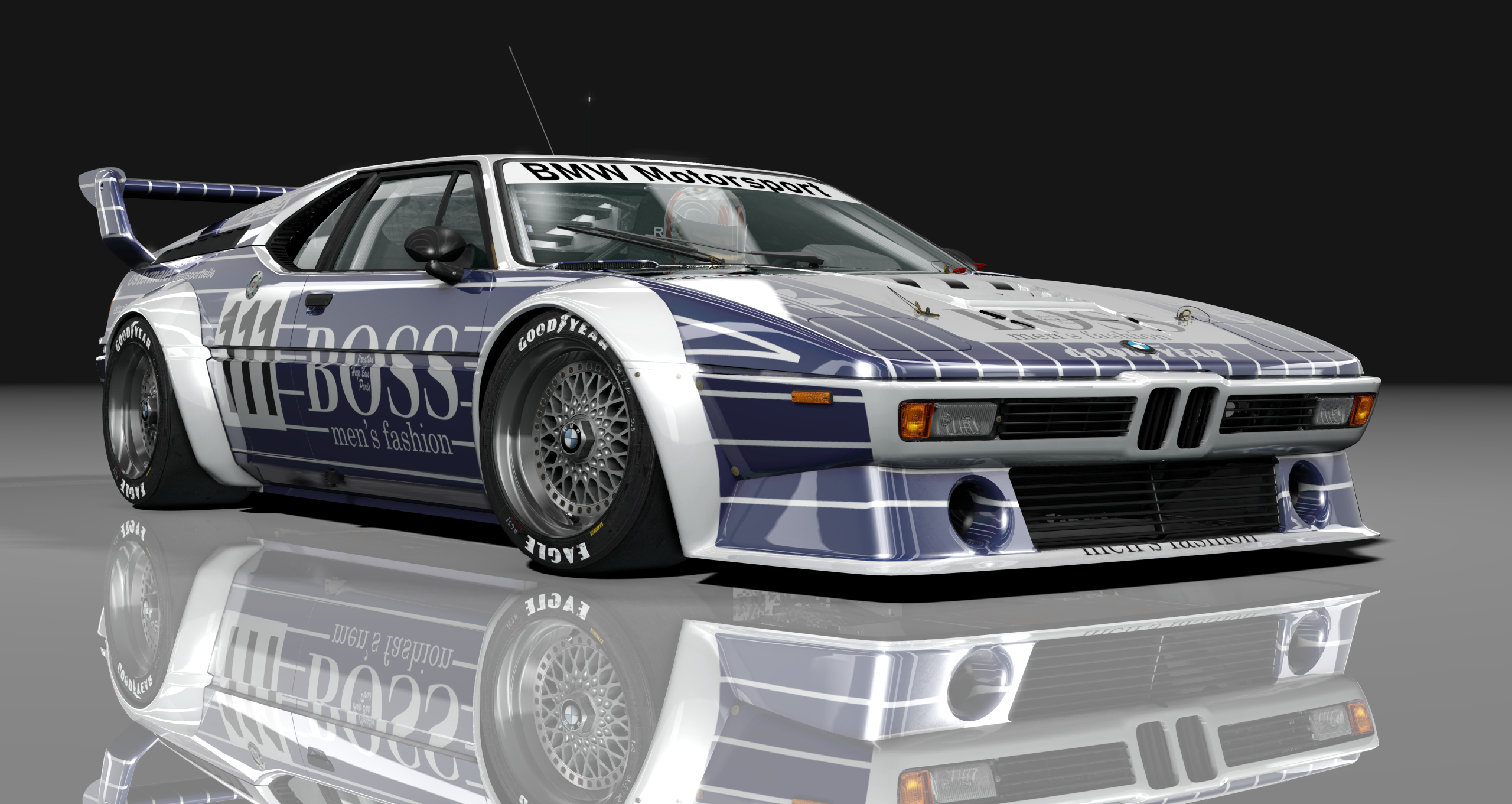 BMW E26 M1 Procar S, skin 1984 DRM Manthey